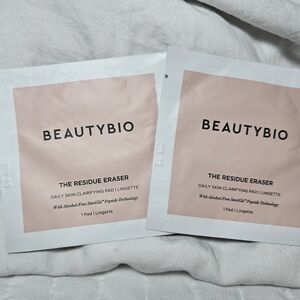 BeautyBio The Residue Eraser Makeup Remover Pads 2 Packs NEW
